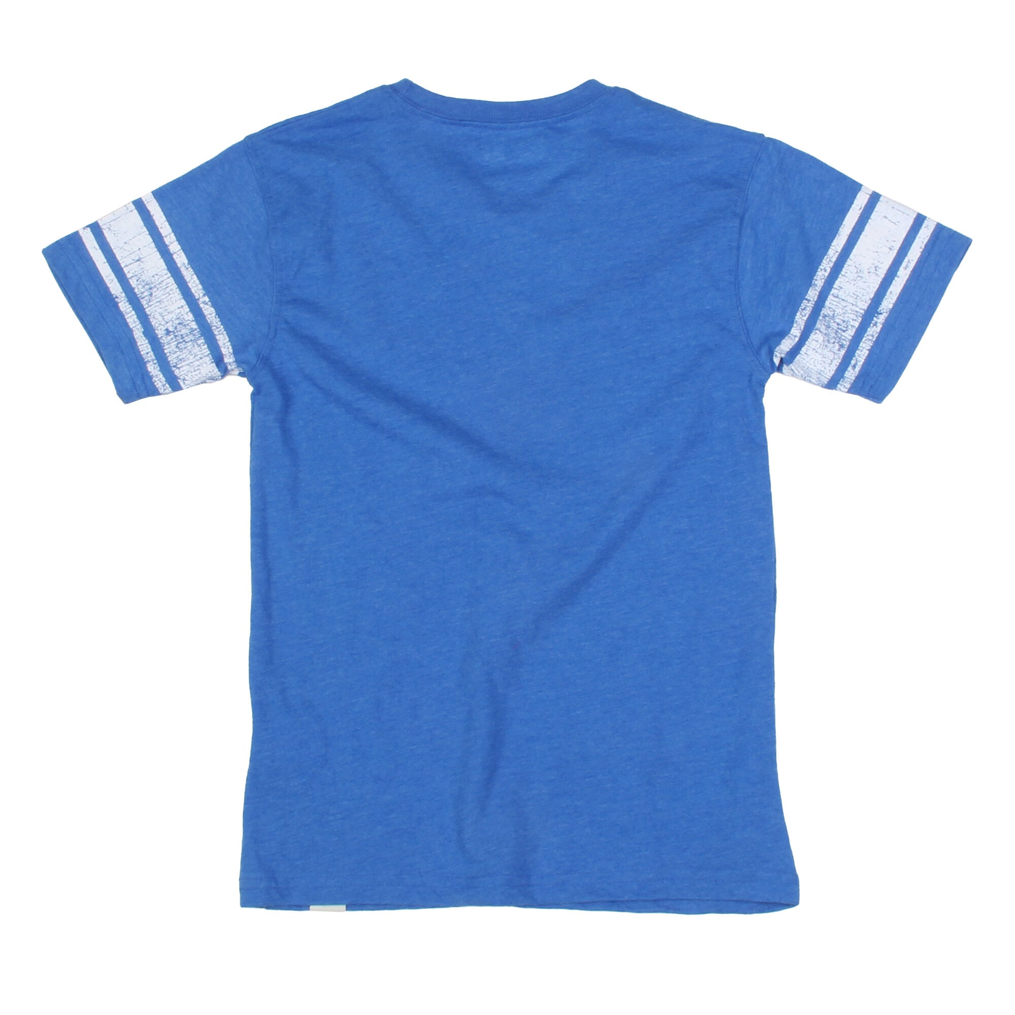 Youth Wes & Willy Blue Detroit Lions Football Jersey T-Shirt