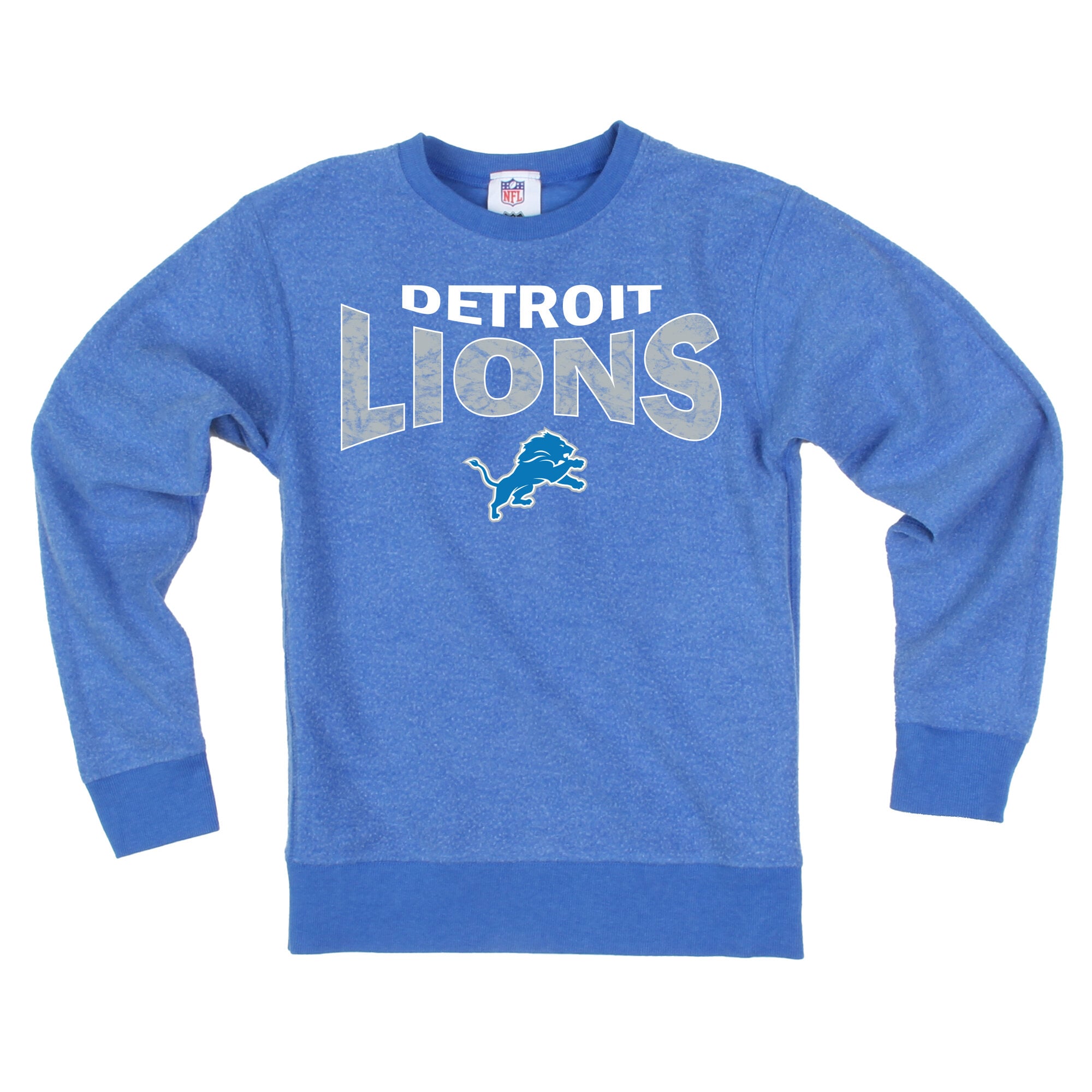 Sweat-shirt réversible en polaire bleu Detroit Lions pour jeunes Wes & Willy