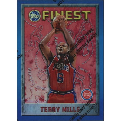 1995-96 Finest Refractors #56 Terry Mills