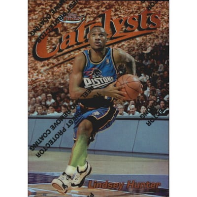1997-98 Finest Refractors #66 Lindsey Hunter B