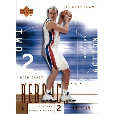 2001-02 Upper Deck Flight Team Copper #122 Zeljko Rebraca