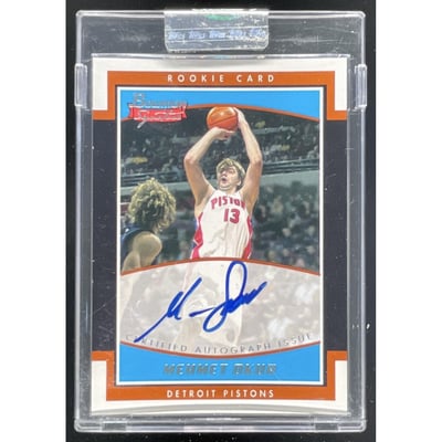 2002-03 Bowman Signature Edition #SE-MO Mehmet Okur Autograph RC Auto /999