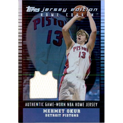 2002-03 Topps Jersey Edition Black #JEMOK Mehmet Okur H