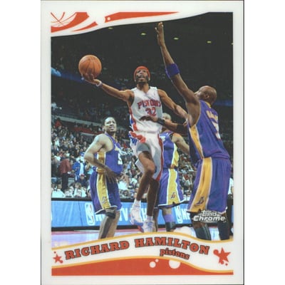 2005-06 Topps Chrome Refractors #63 Richard Hamilton