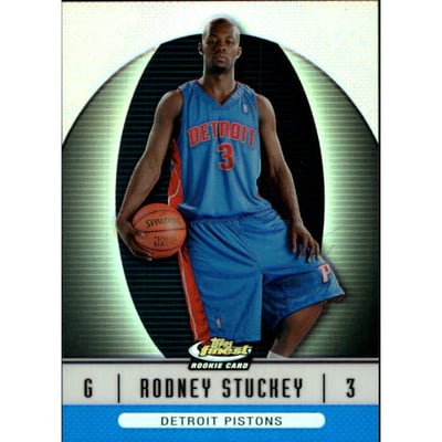 2006-07 Finest Refractors Blue #115 Rodney Stuckey