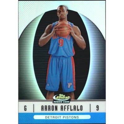 2006-07 Finest Refractors Blue #127 Arron Afflalo