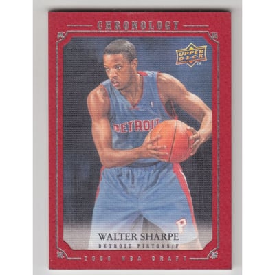 2007-08 Chronology Rookie Redemptions Silver #282 Walter Sharpe