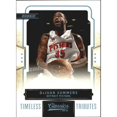 2009-10 Classics Timeless Tributes Platinum #200 DaJuan Summers