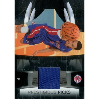 2009-10 Prestige Prestigious Picks Materials Black #14 Austin Daye