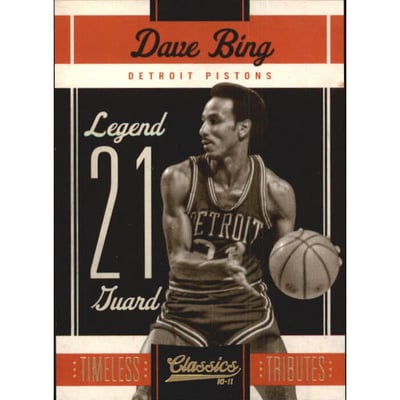 2010-11 Classics Timeless Tributes Gold #125 Dave Bing