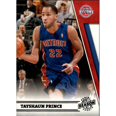 2010-11 Panini Season Update Silver #51 Tayshaun Prince
