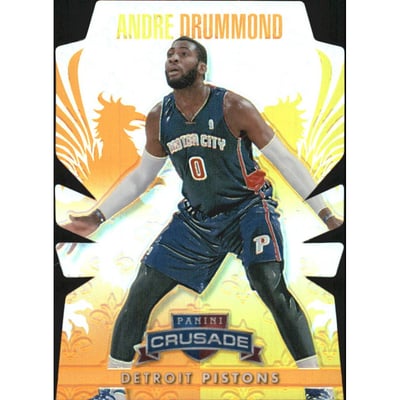 2013-14 Panini Crusade Insert Orange Die Cut #246 Andre Drummond