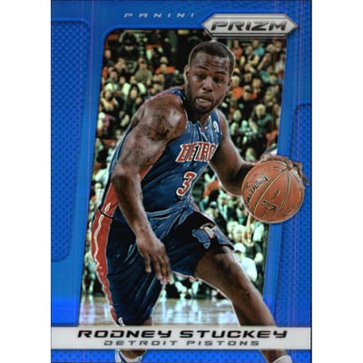 2013-14 Panini Prizm Prizms Blue #114 Rodney Stuckey