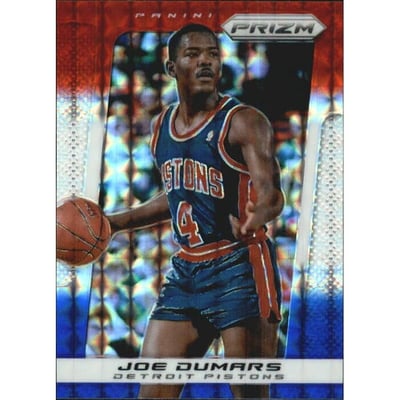 2013-14 Panini Prizm Prizms Red White and Blue Mosaic #216 Joe Dumars