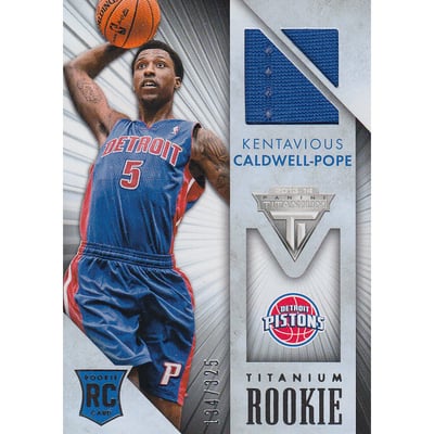 2013-14 Panini Titanium Rookie Jerseys #48 Kentavious Caldwell-Pope/325
