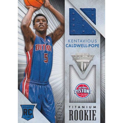 2013-14 Panini Titanium Rookie Jerseys #8 Kentavious Caldwell-Pope/325