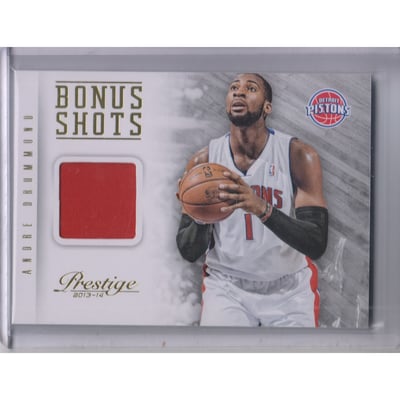 2013-14 Prestige Bonus Shots Materials #33 Andre Drummond