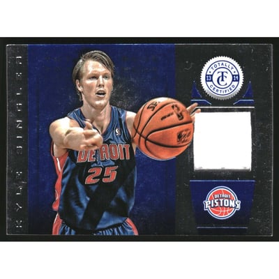 2013-14 Totally Certified Materials Blue #45 Kyle Singler/99