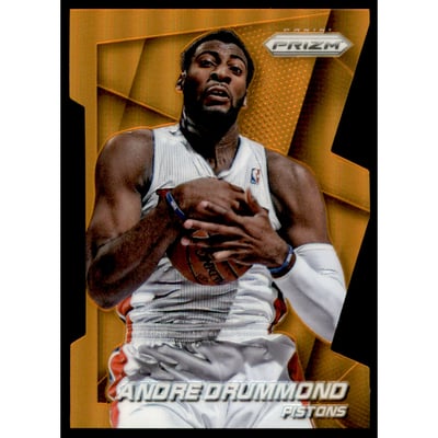 2014-15 Panini Prizm Prizms Orange Die Cut #67 Andre Drummond