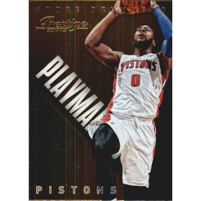 2014-15 Prestige Plus Playmakers #12 Andre Drummond
