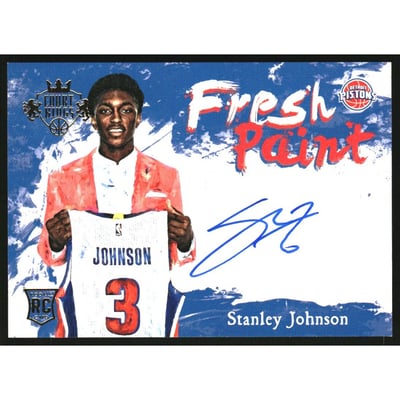2015-16 Court Kings Fresh Paint Autographs #FPSJ Stanley Johnson