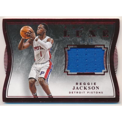 2015-16 Panini Luxe Memorabilia Die Cuts Red #53 Reggie Jackson/99