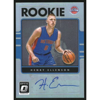 2016-17 Donruss Optic Rookie Signatures Holo #34 Henry Ellenson