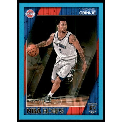 2016-17 Hoops Teal #298 Michael Gbinije