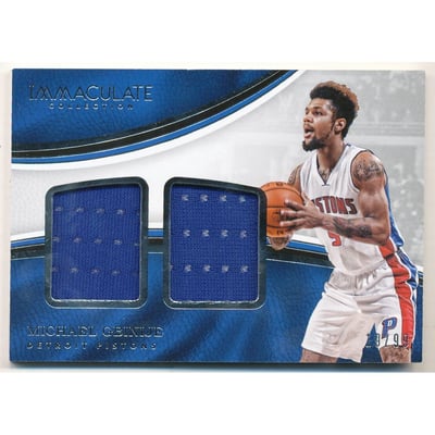 2016-17 Immaculate Collection Dual Materials #11 Michael Gbinije