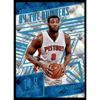 2016-17 Panini Revolution By the Numbers Cosmic #16 Andre Drummond