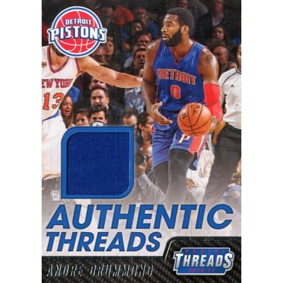 2016-17 Panini Threads Authentic Threads #19 Andre Drummond