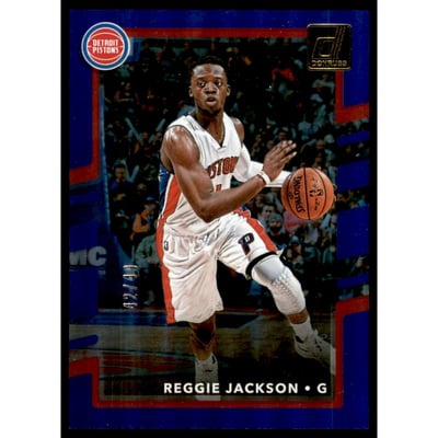 2017-18 Donruss Holo Laser Blue #41 Reggie Jackson
