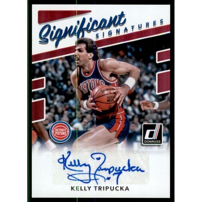 2017-18 Donruss Significant Signatures #40 Kelly Tripucka