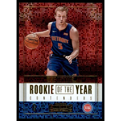 2017-18 Panini Contenders Rookie of the Year Contenders #9 Luke Kennard