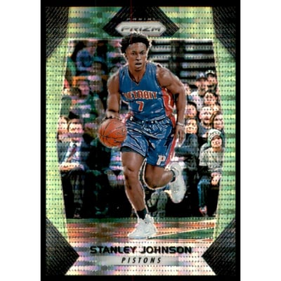 2017-18 Panini Prizm Prizms Green Pulsar #176 Stanley Johnson