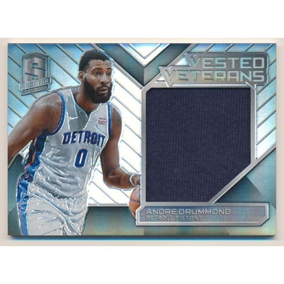 2017-18 Panini Spectra Vested Veterans Memorabilia #11 Andre Drummond/99