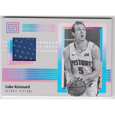 2017-18 Panini Status Rookie Essentials Relics #12 Luke Kennard