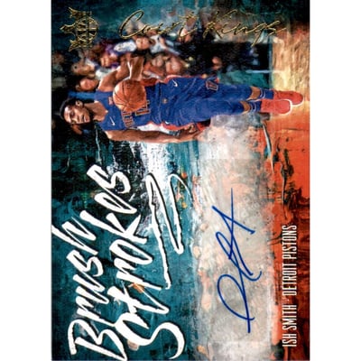 2018-19 Court Kings Brush Strokes Autographs #40 Ish Smith/149