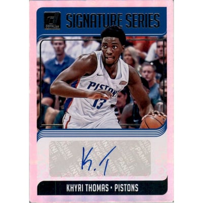 2018-19 Donruss Signature Series #77 Khyri Thomas