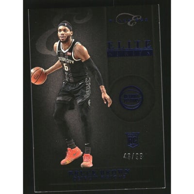 2018-19 Panini Chronicles Blue #335 Bruce Brown/Elite Black Box