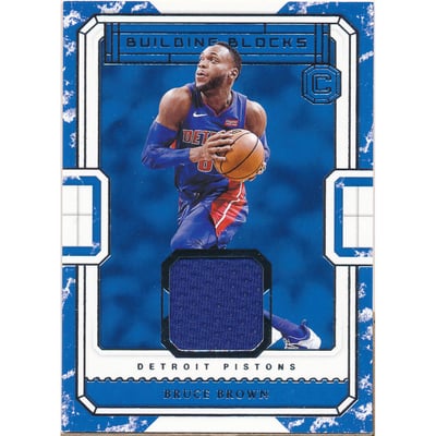 2018-19 Panini Cornerstones Building Blocks Memorabilia #34 Bruce Brown