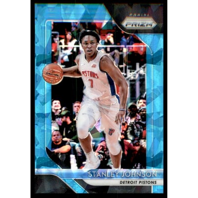 2018-19 Panini Prizm Prizms Blue Ice #162 Stanley Johnson