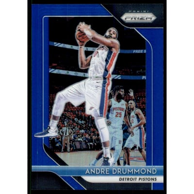 2018-19 Panini Prizm Prizms Blue #182 Andre Drummond