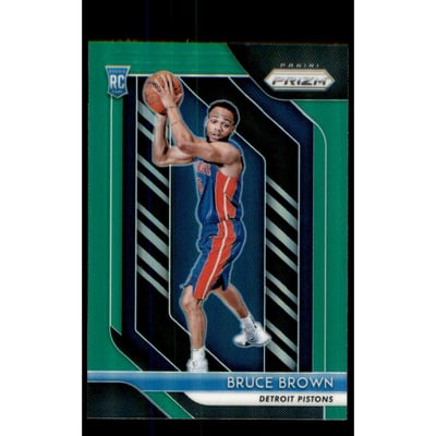 2018-19 Panini Prizm Prizms Green #132 Bruce Brown