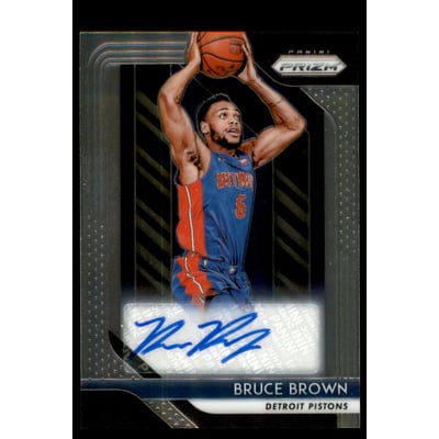 2018-19 Panini Prizm Rookie Signatures #36 Bruce Brown