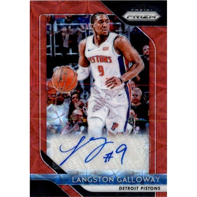 2018-19 Panini Prizm Signatures Prizms Choice #2 Langston Galloway