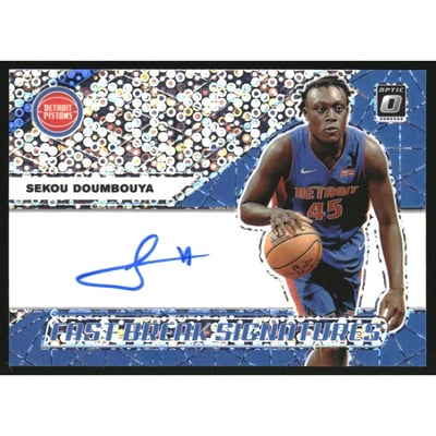 2019-20 Donruss Optic Fast Break Signatures #97 Sekou Doumbouya