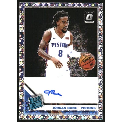 2019-20 Donruss Optic Rated Rookies Signatures Fast Break #195 Jordan Bone