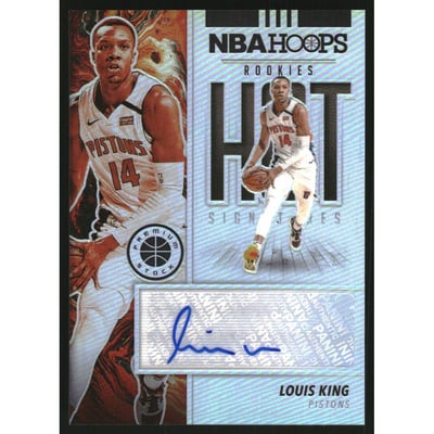 2019-20 Hoops Premium Stock Hot Signatures Rookies #6 Louis King