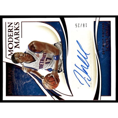 2019-20 Immaculate Collection Modern Marks Autographs Red #23 Tony Snell